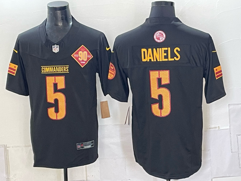 Men Washington Redskins #5 Daniels black Nike Limited NFL Jersey 092401->washington redskins->NFL Jersey